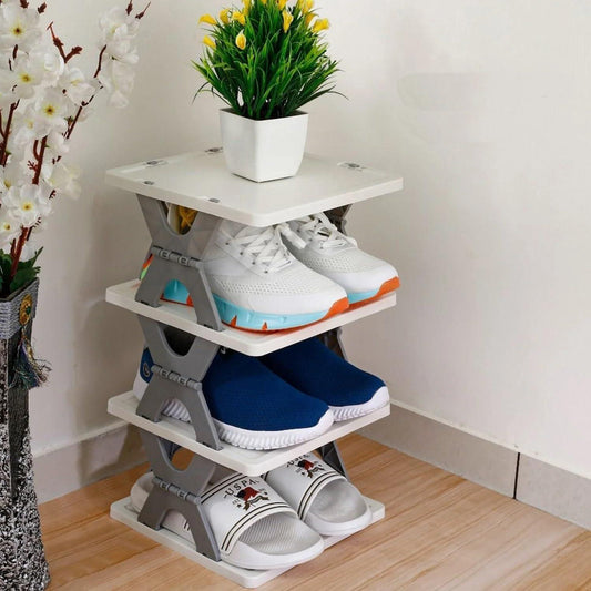 Foldable Space-Saving Shoe Rack for Small Homes (No Drilling Needed)